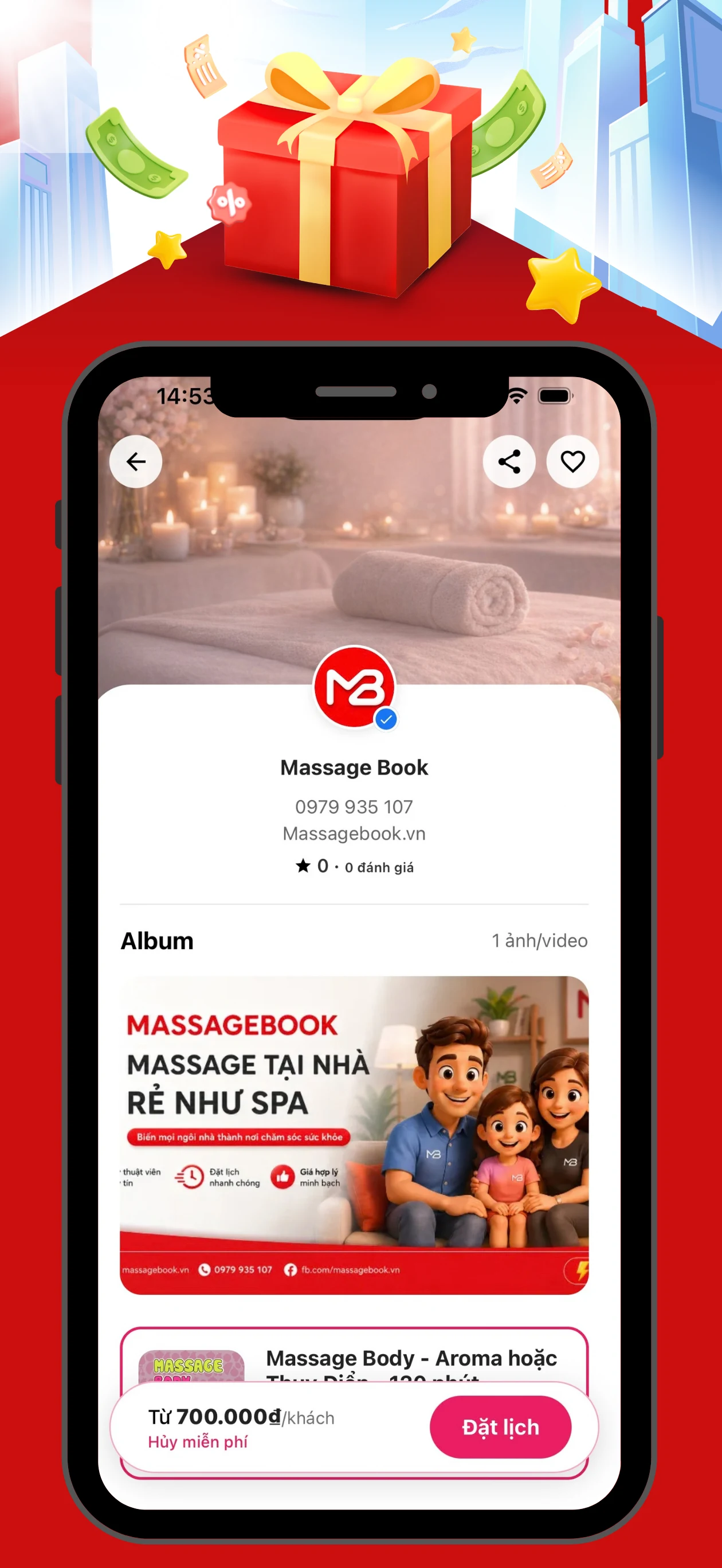 Mabo-Massage Book Tận Nơi 24/7 screenshot