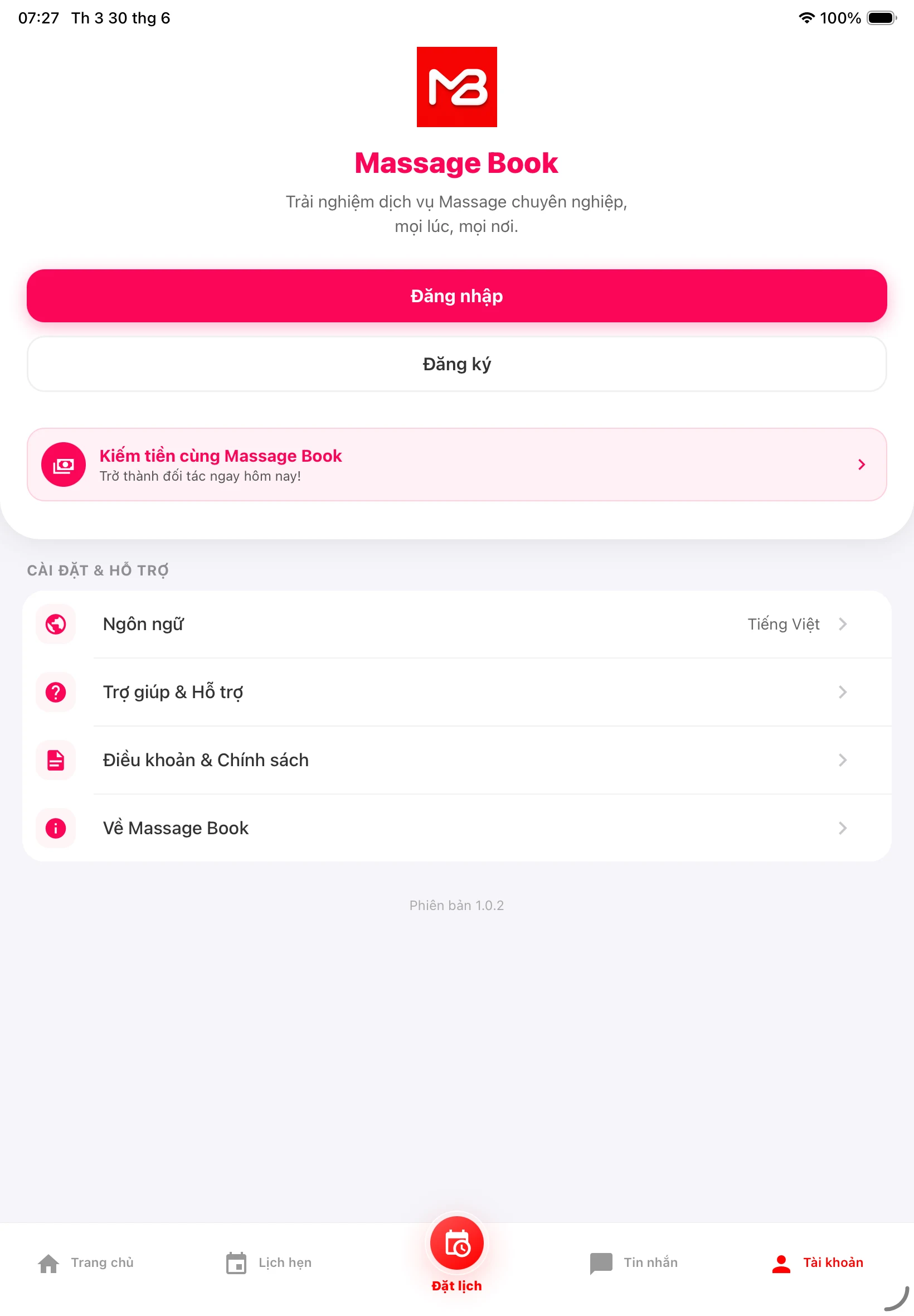 Mabo-Massage Book Tận Nơi 24/7 screenshot