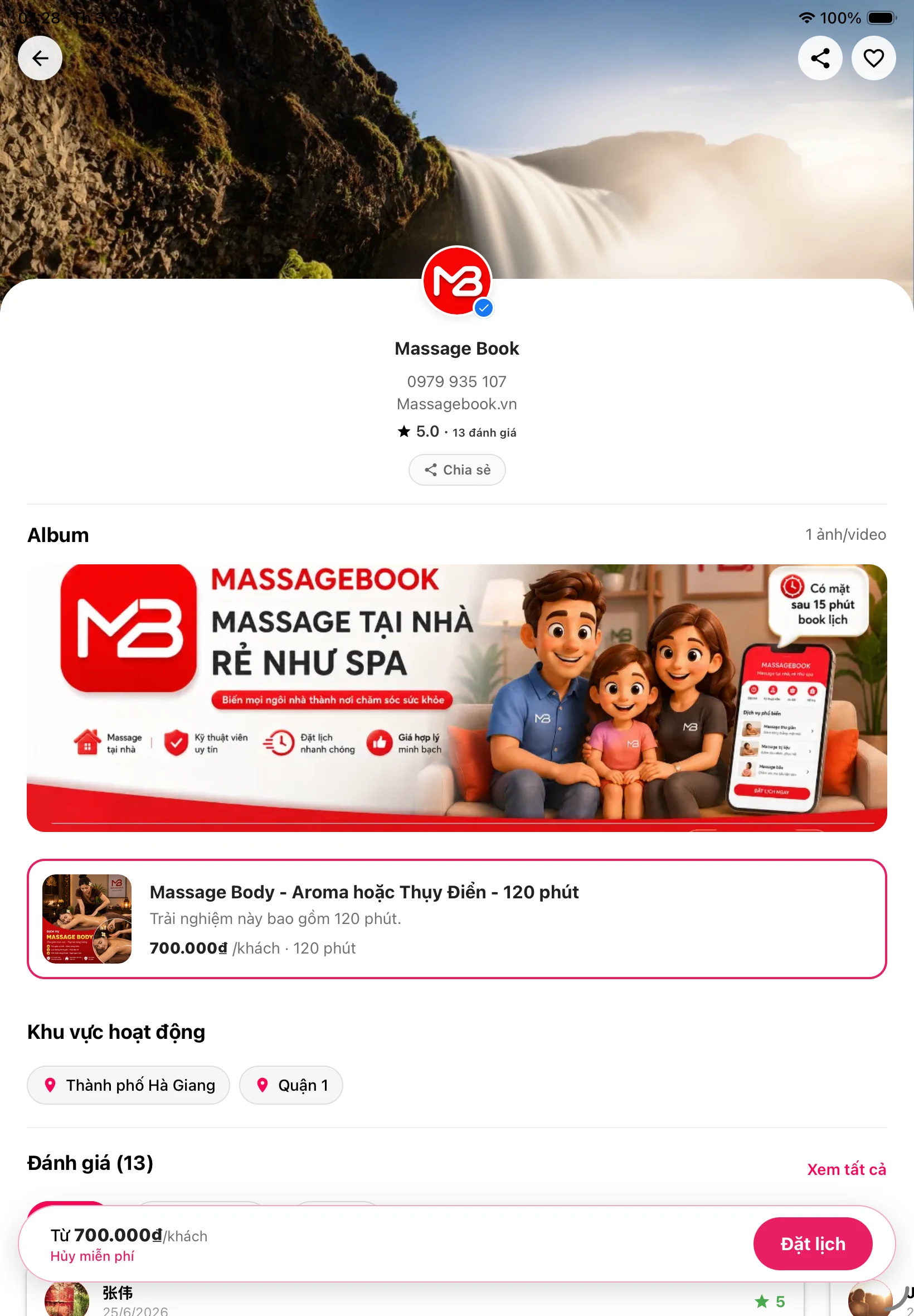 Mabo-Massage Book Tận Nơi 24/7 screenshot